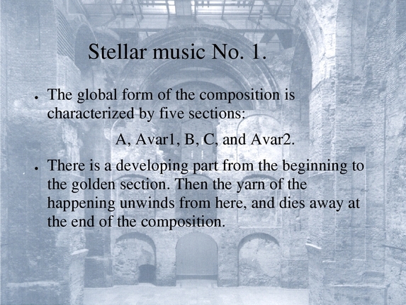 Zoltán Kolláth: The music of the spheres